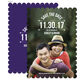 Purple Large Date Photo Save the Date Cards Image 6 of 6